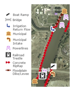 Image of physical features inventory map